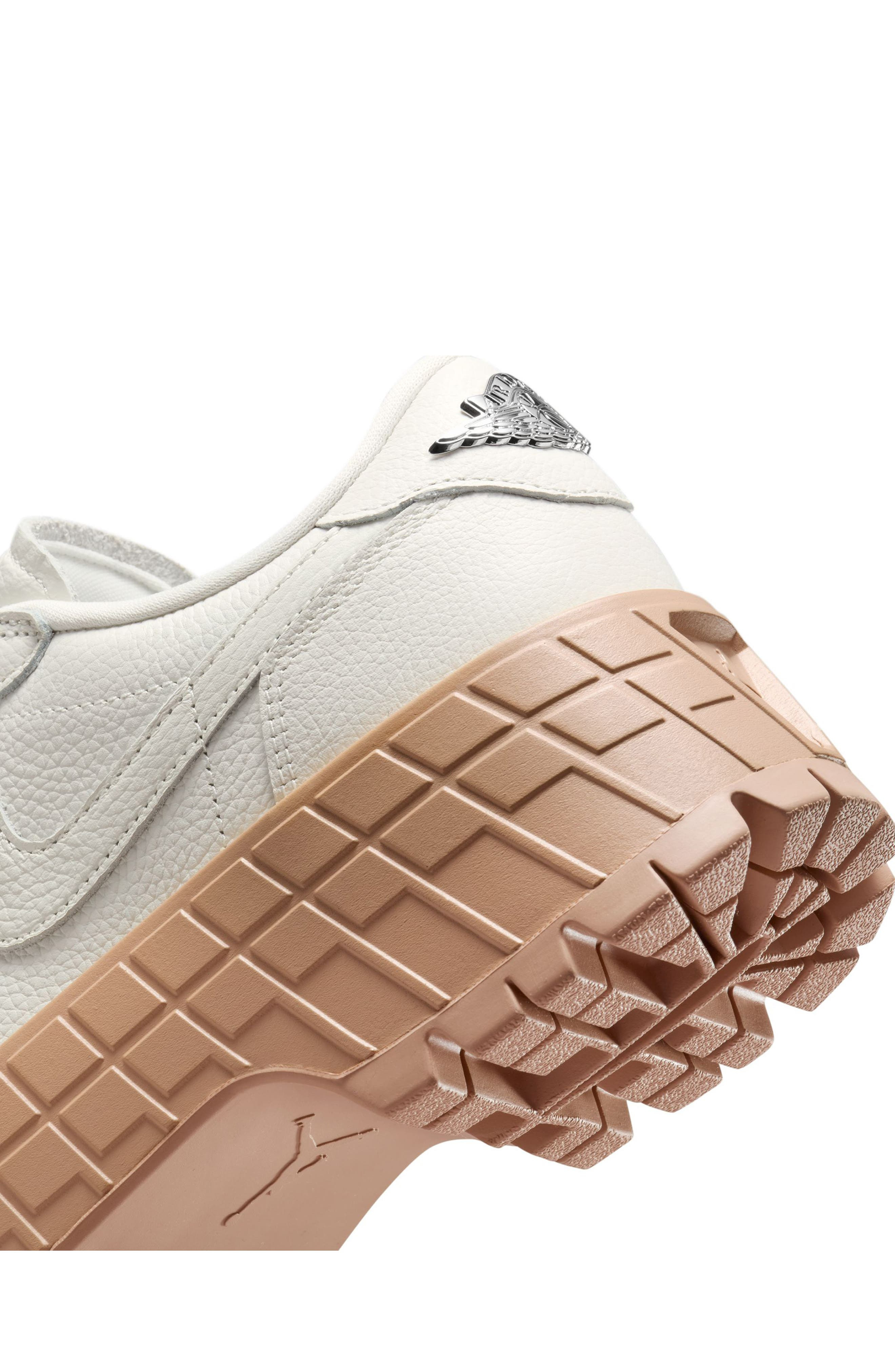 Air Jordan 1 Brooklyn Platform Sneaker in 101 Sail/m Silv at Nordstrom - 8