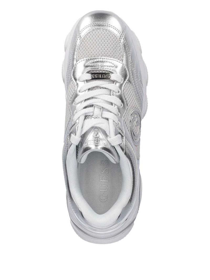 perforated logo low-top sneakers 3