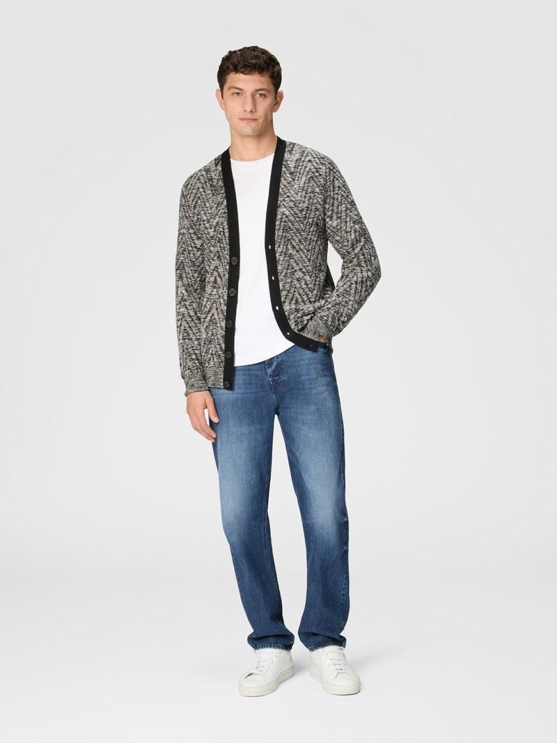 Missoni Slub pattern wool cardigan outlook