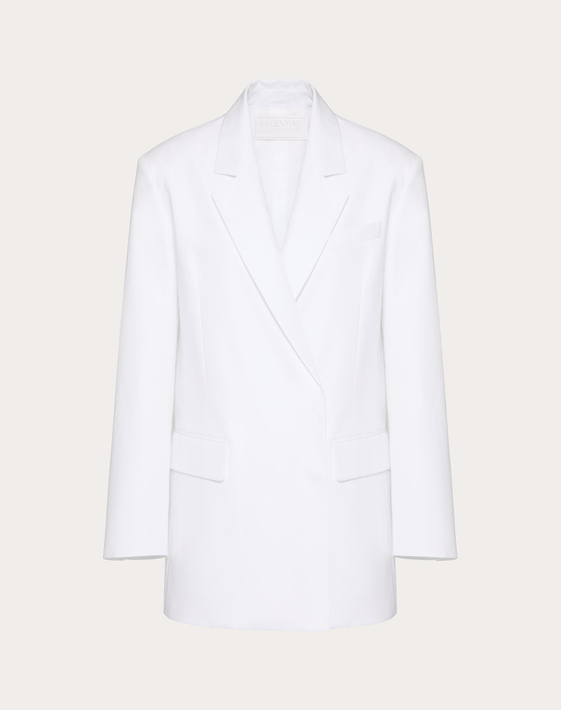 COMPACT POPELINE BLAZER - 1