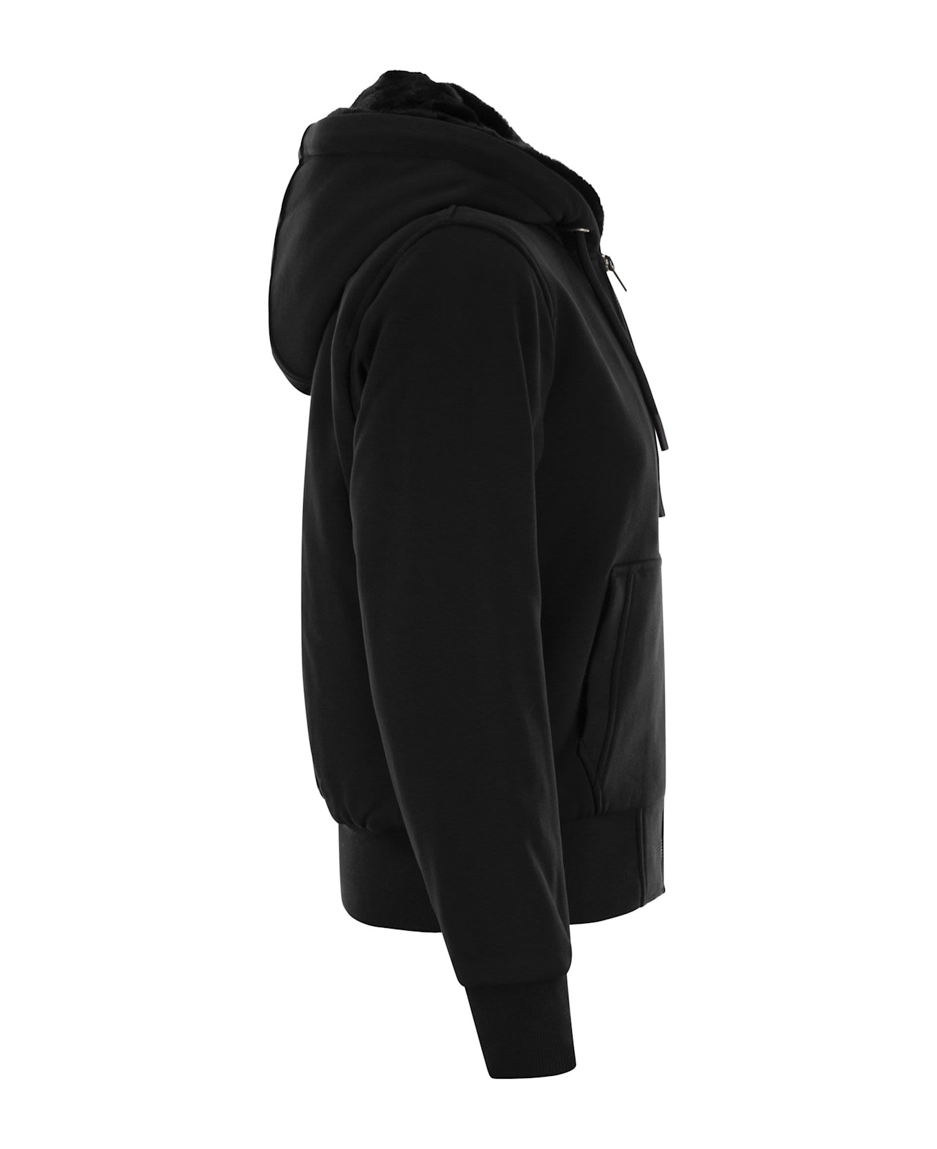 Classic Bunny - Sweatshirt With Faux Fur - 3