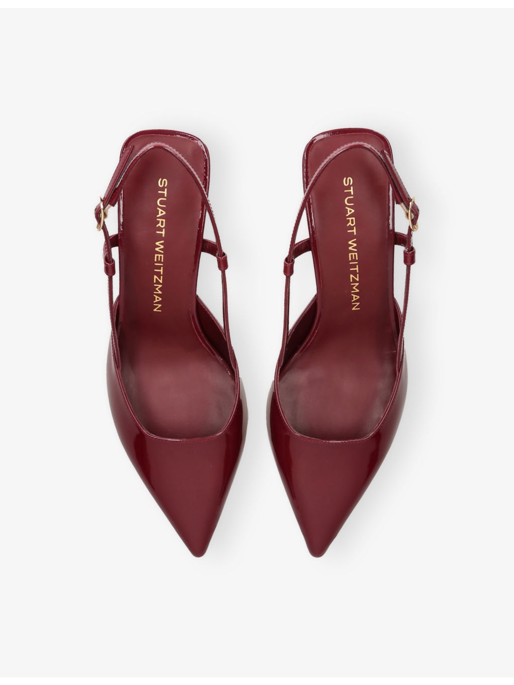 Vinnie 50 Patent-Leather Slingback Courts - 2