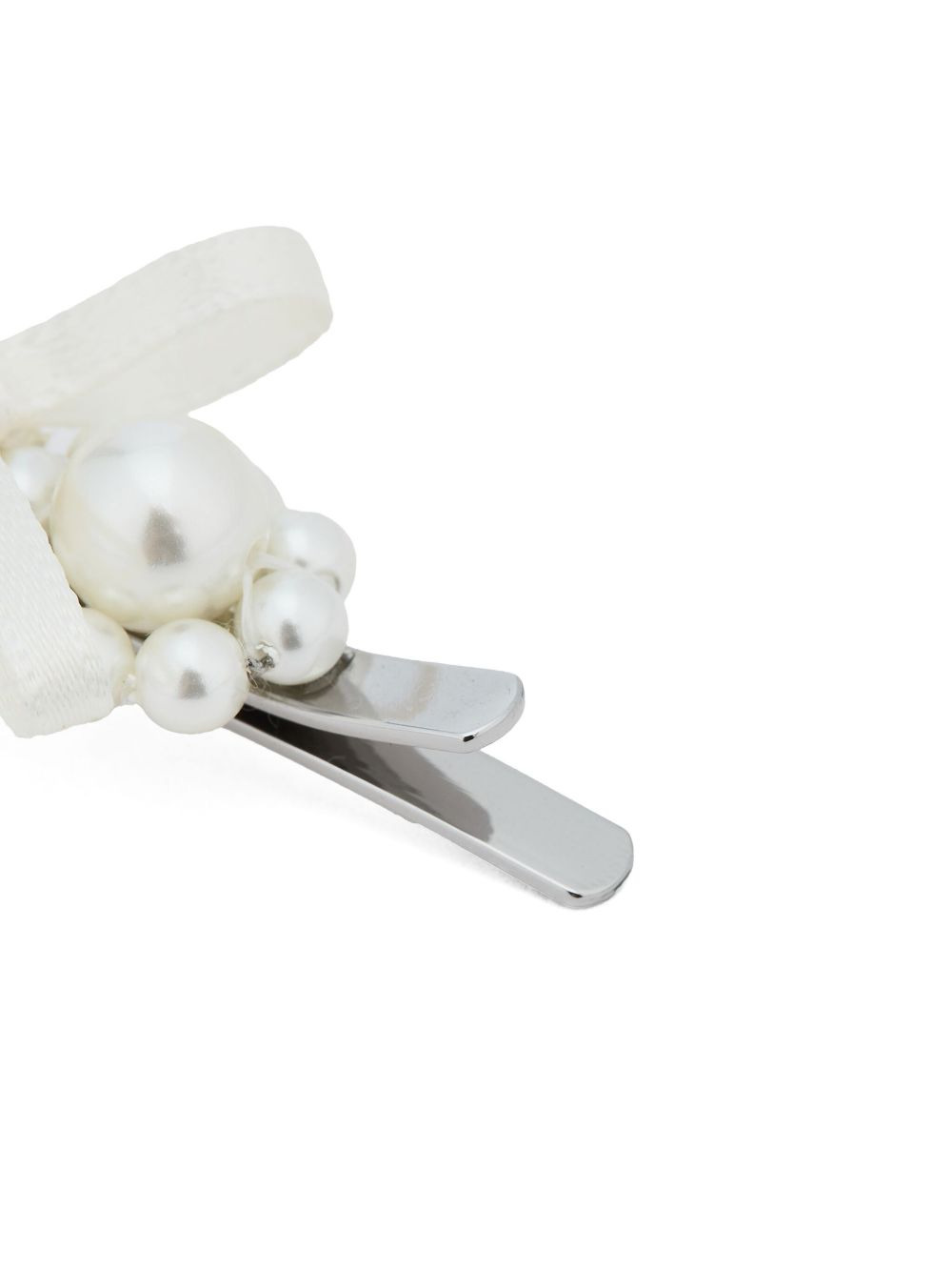 pearl bow hair clip - 3