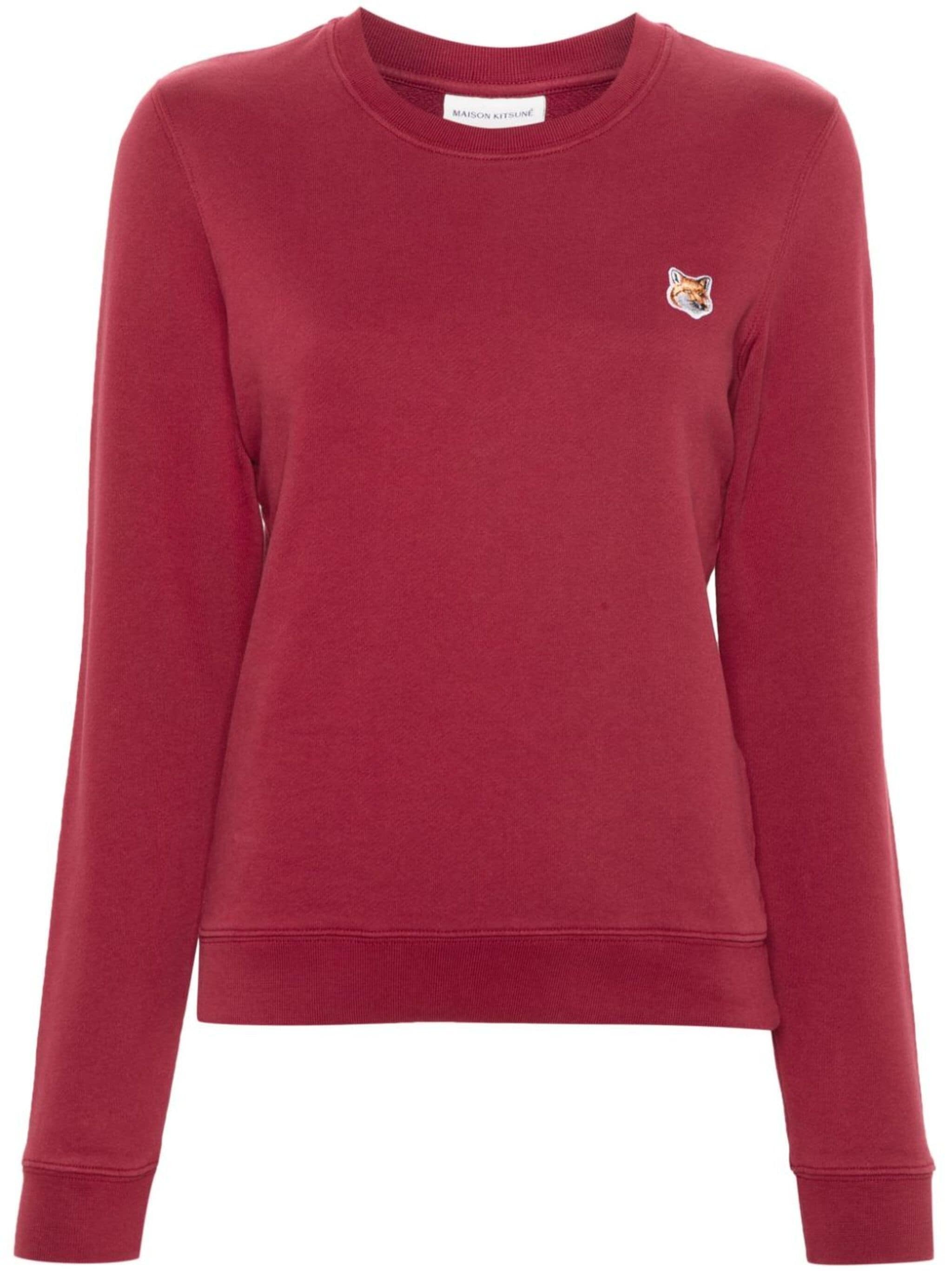 Fox-motif cotton sweatshirt - 1