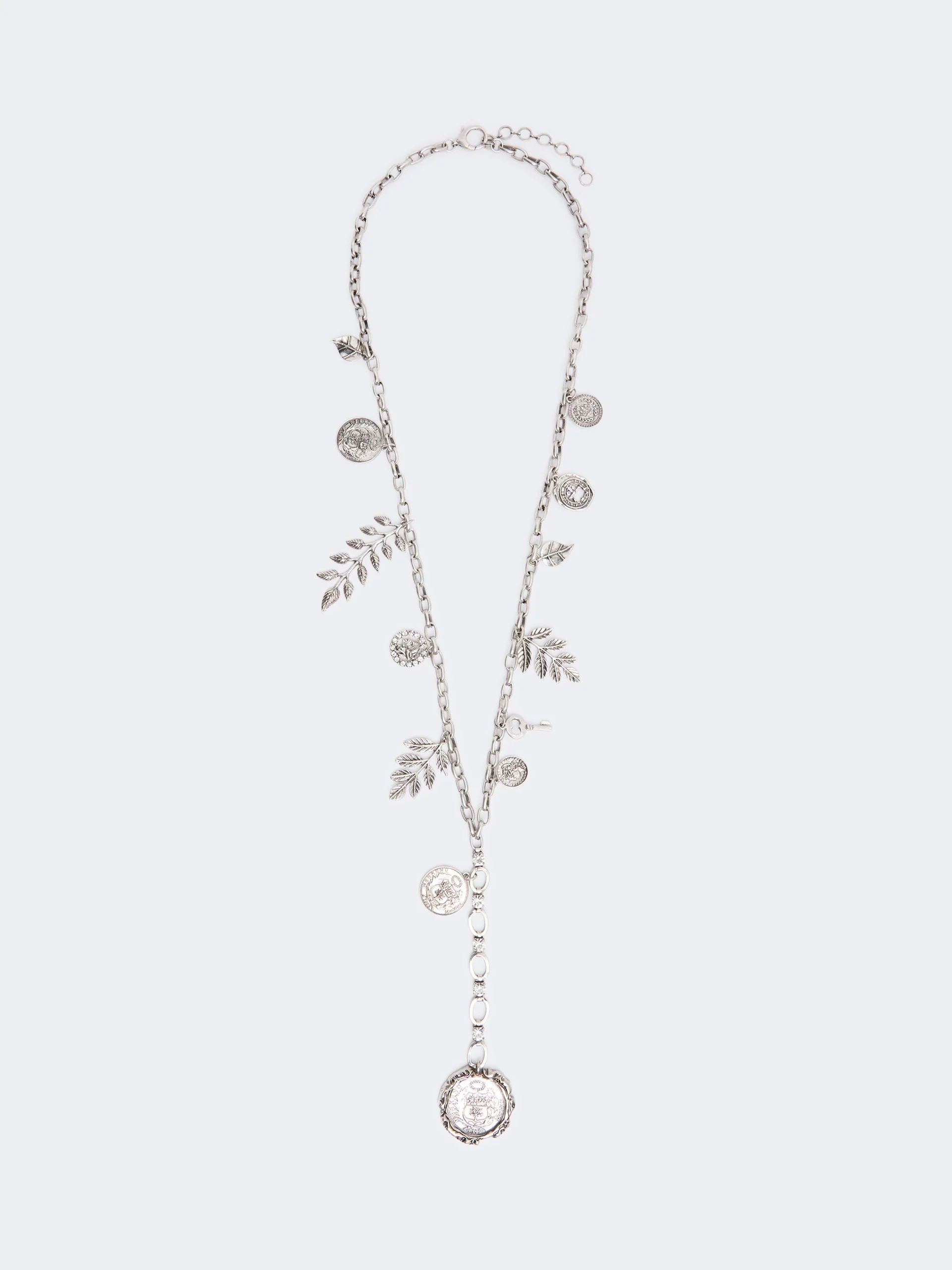 CANTORE Metal chain necklace with charms - SILVER - 1