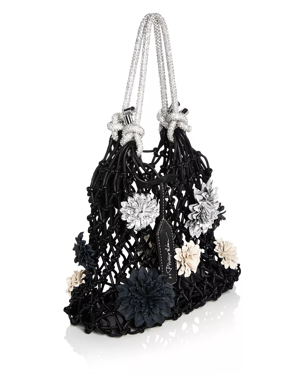 Macrame Mini Sac With Flowers - 3