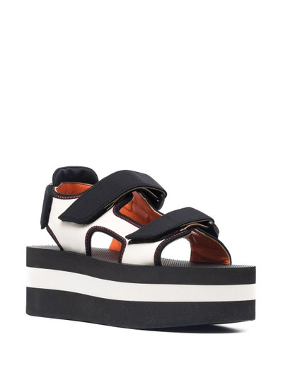 Marni touch-strap platform sandals outlook