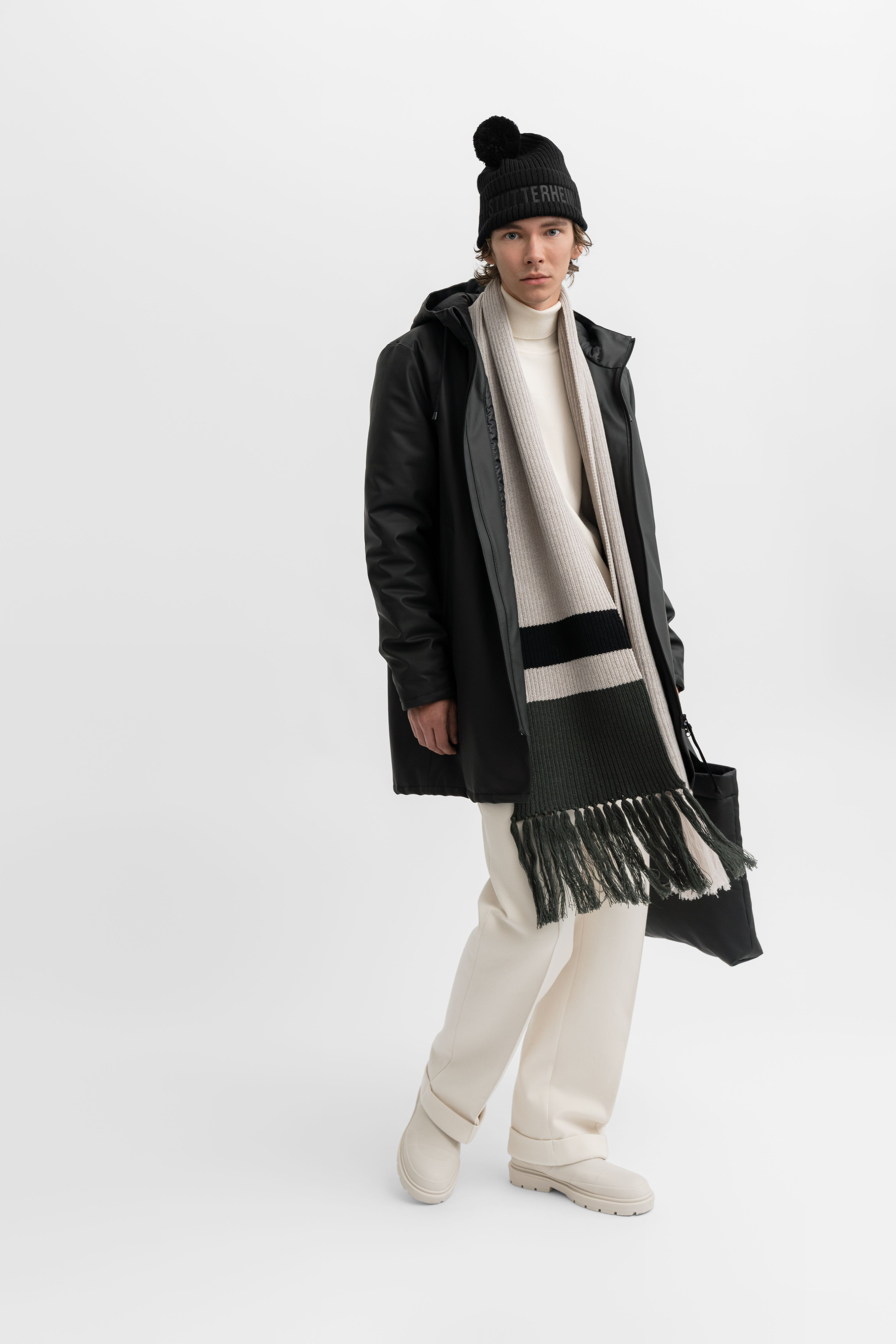 Fringe Scarf Light Sand - 6