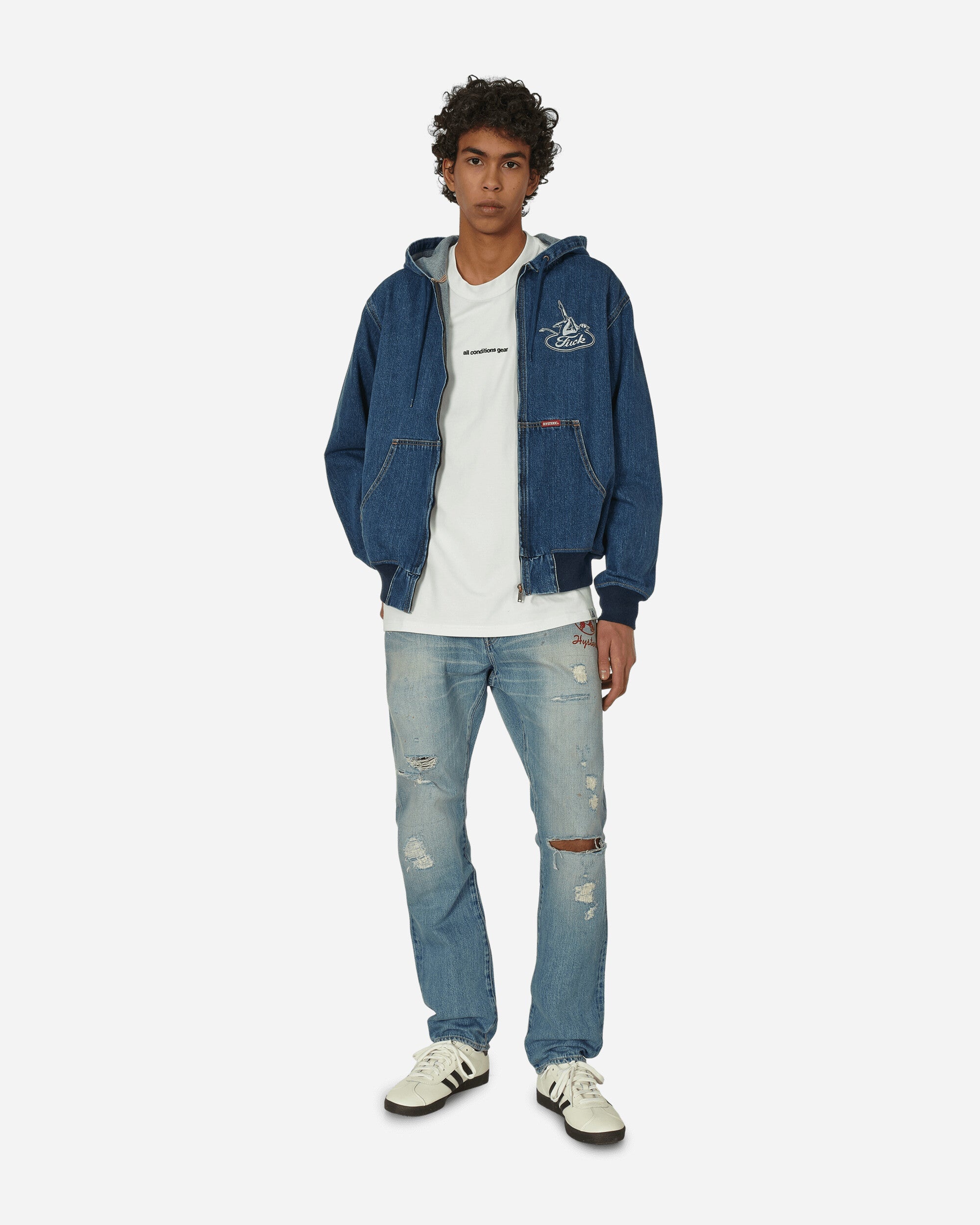 Badsville Denim Parka Indigo - 4