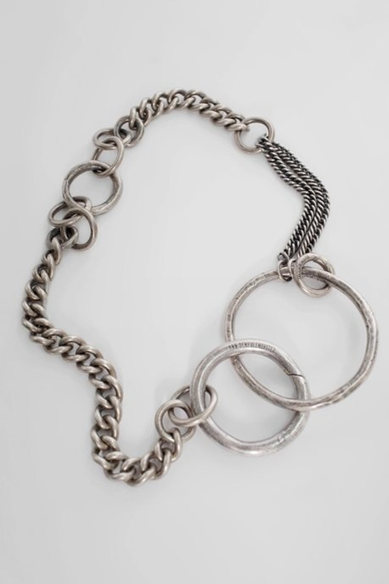 Ann Demeulemeester Ann demeulemeester silver lina bracelet/necklace outlook