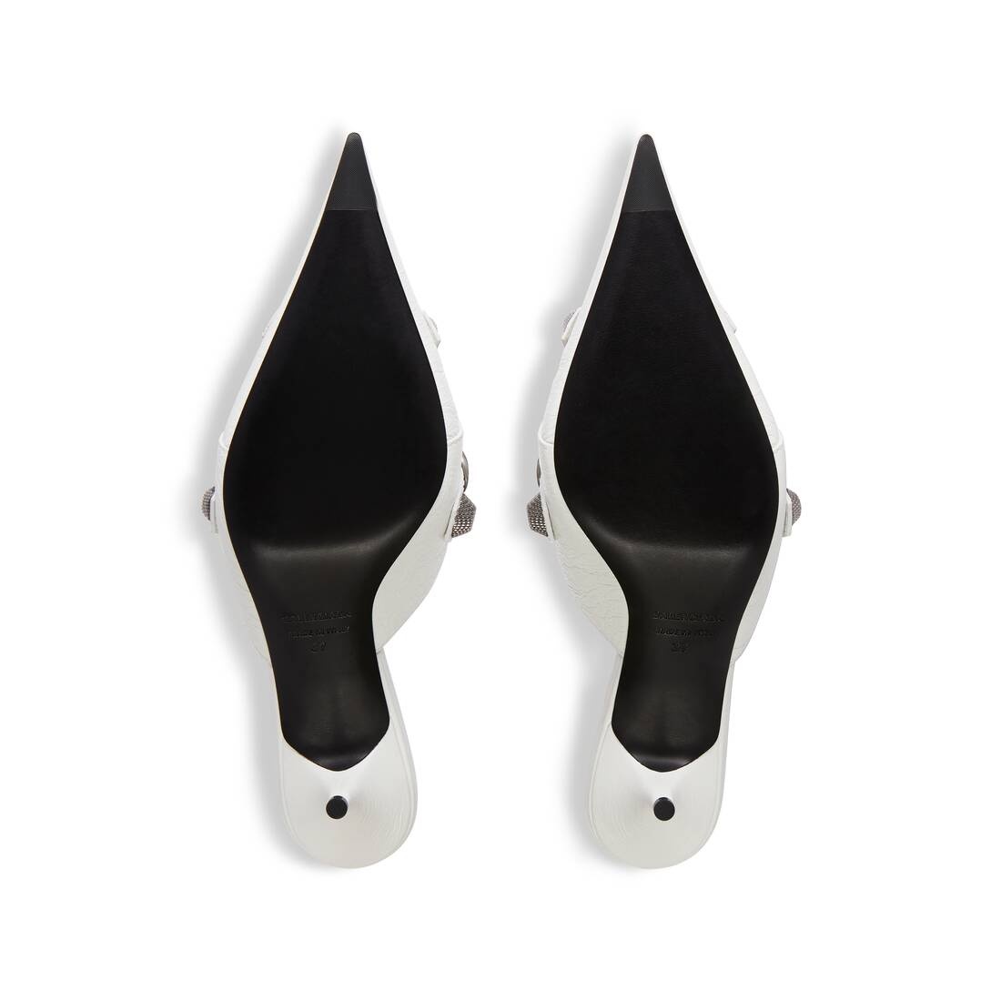 Women's Cagole 70mm Mule in Optic White - 7