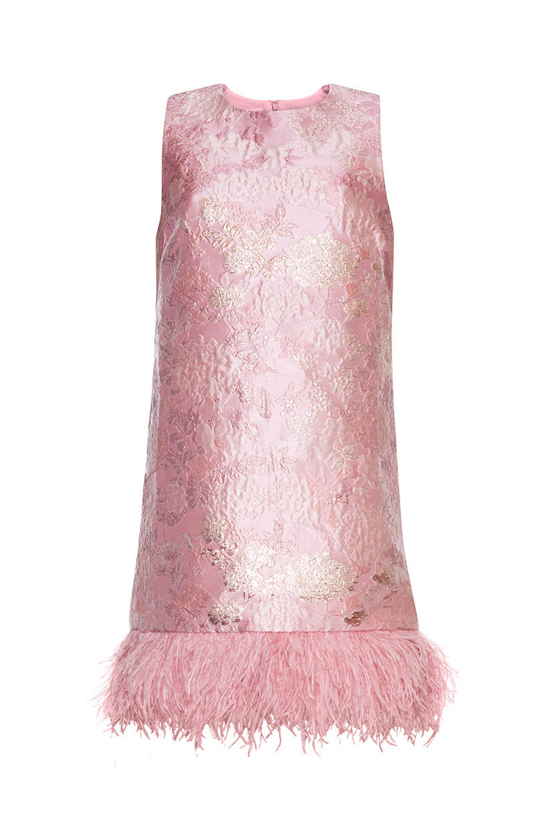 Belmond Dress The Feather Trim Adds Extravagance To This Staple Mini 1