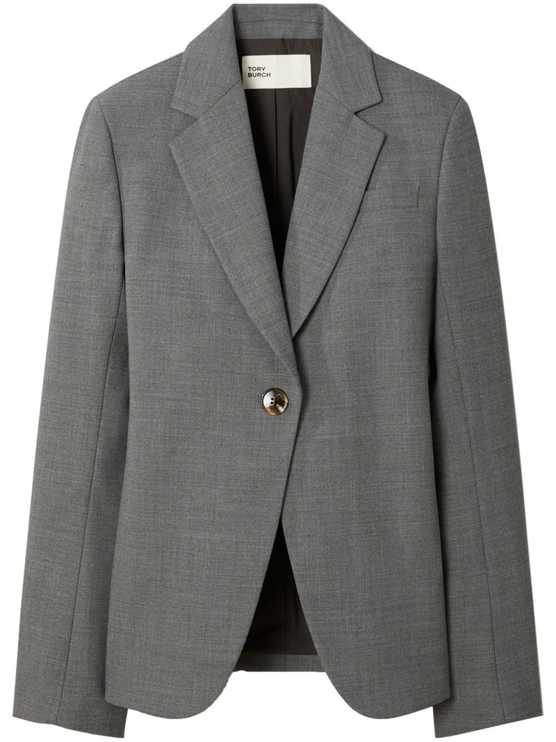 stretch flannel blazer 1
