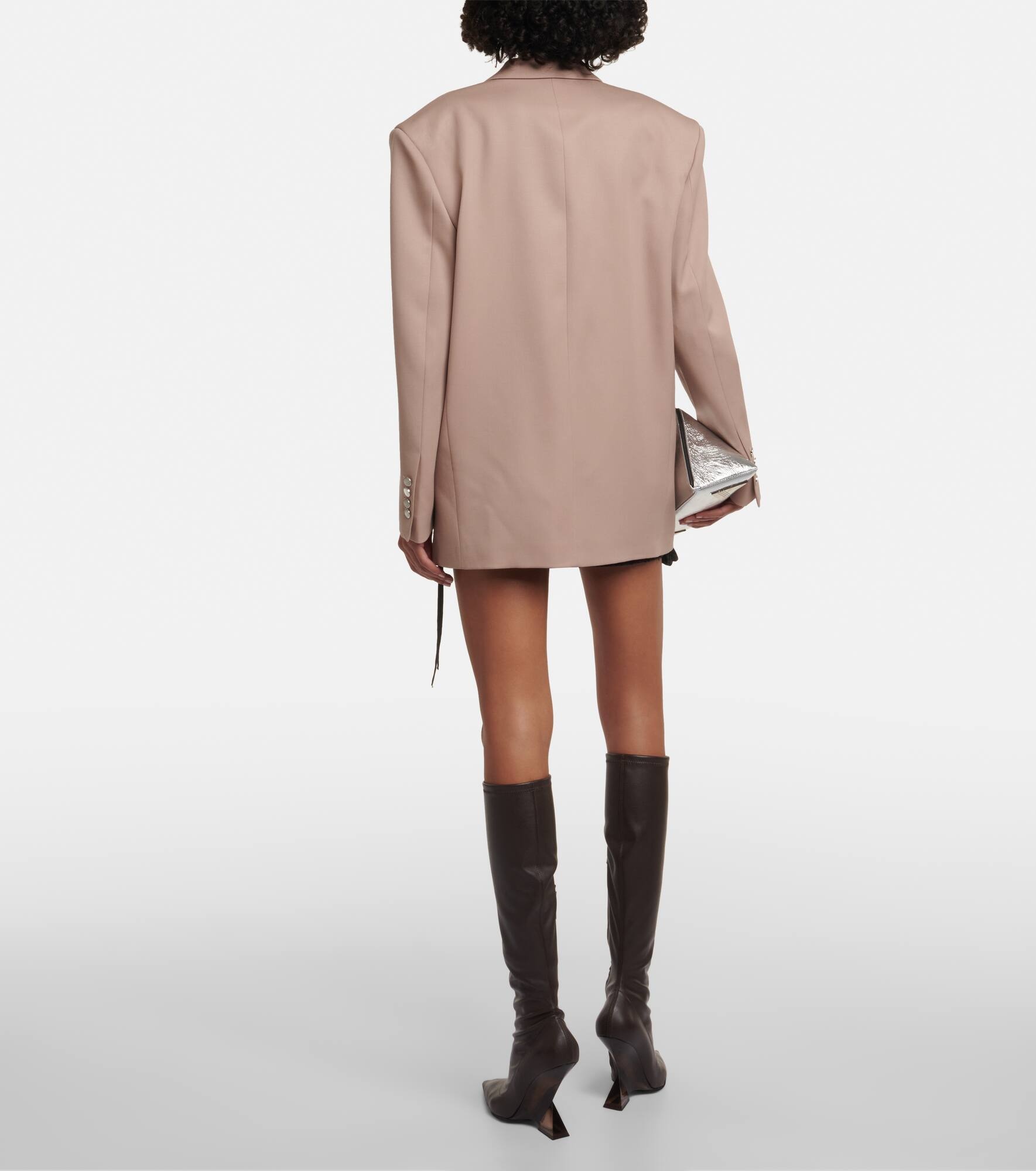 Oversized wool blazer - 3