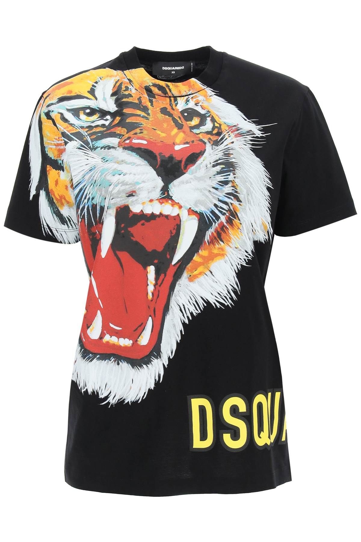 MAXI TIGER PRINT T-SHIRT - 1