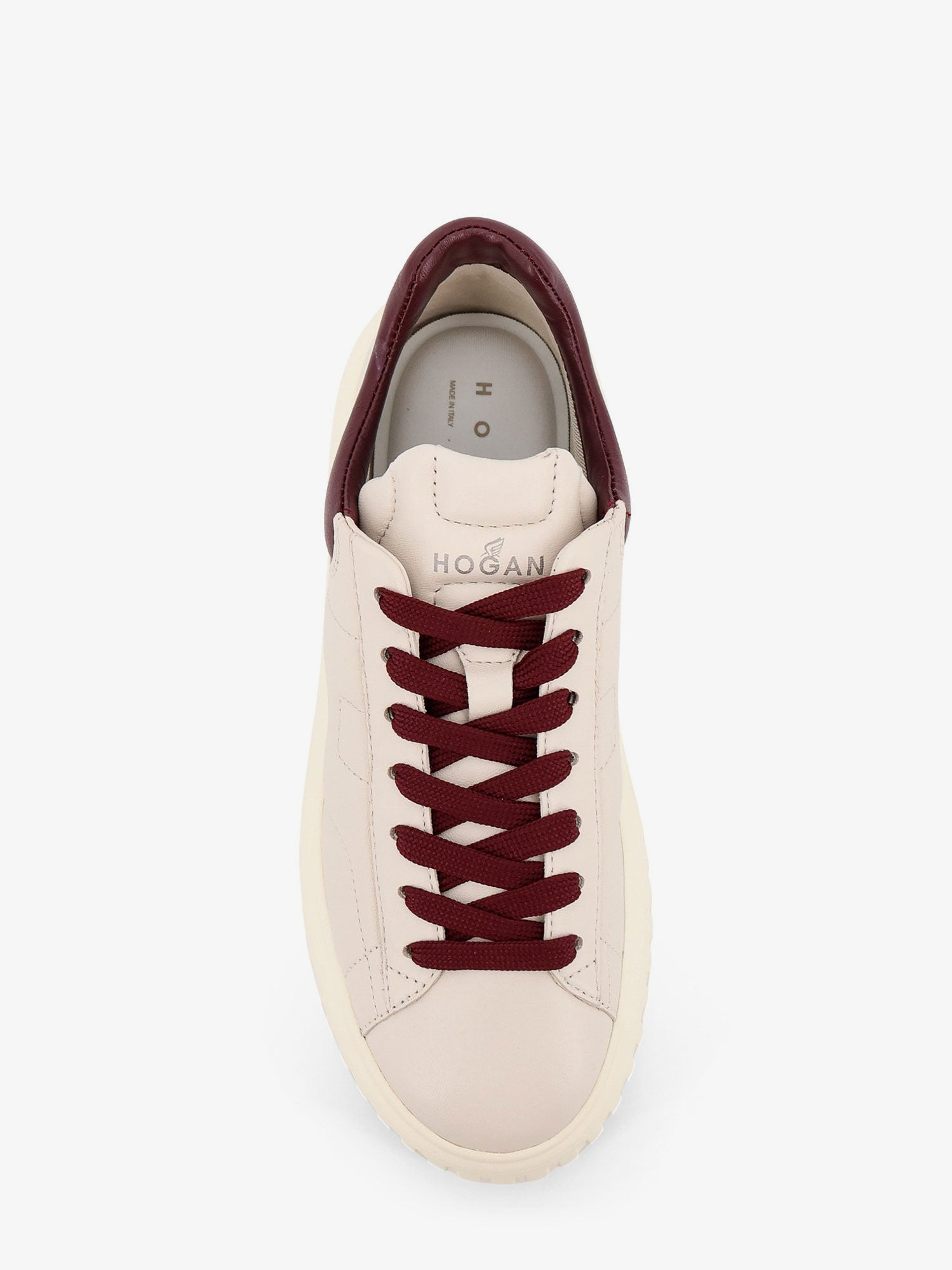 H-STRIPES LEATHER LOW-TOP SNEAKERS - 5