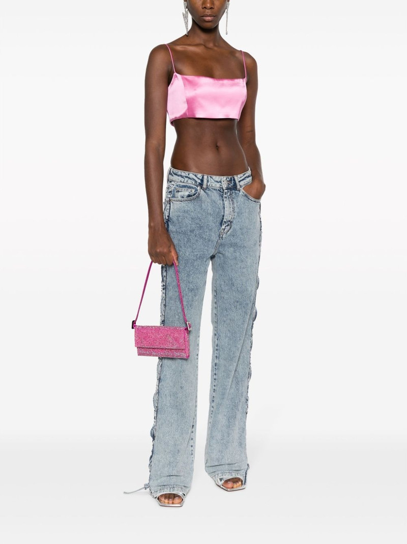 BENEDETTA BRUZZICHES Vittissima crystal-embellished shoulder bag outlook