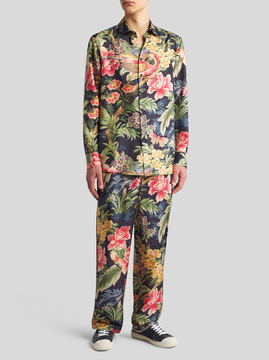 PRINTED SILK SHIRT - 4