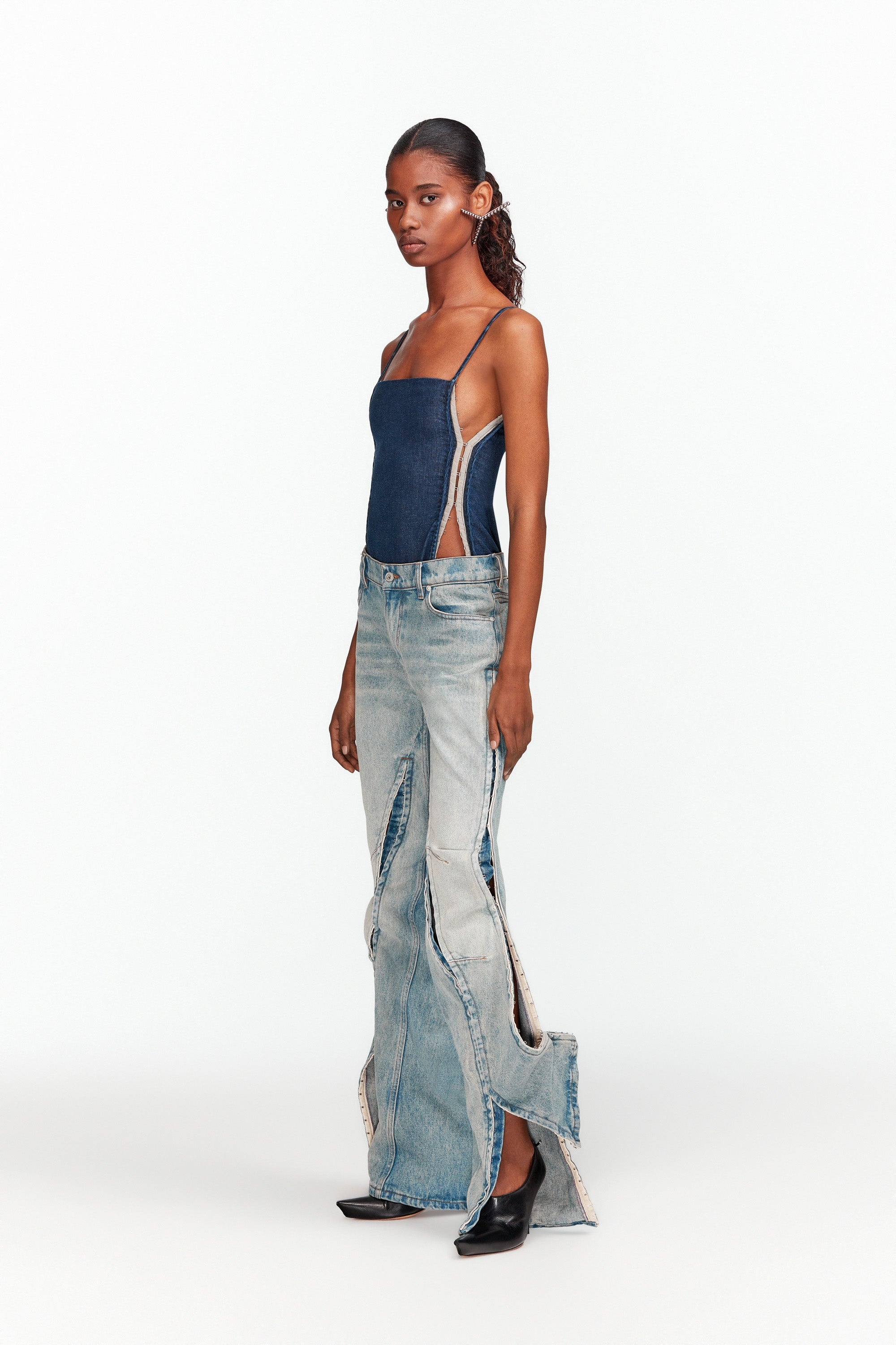 Hook and Eye Slim Jeans - 5