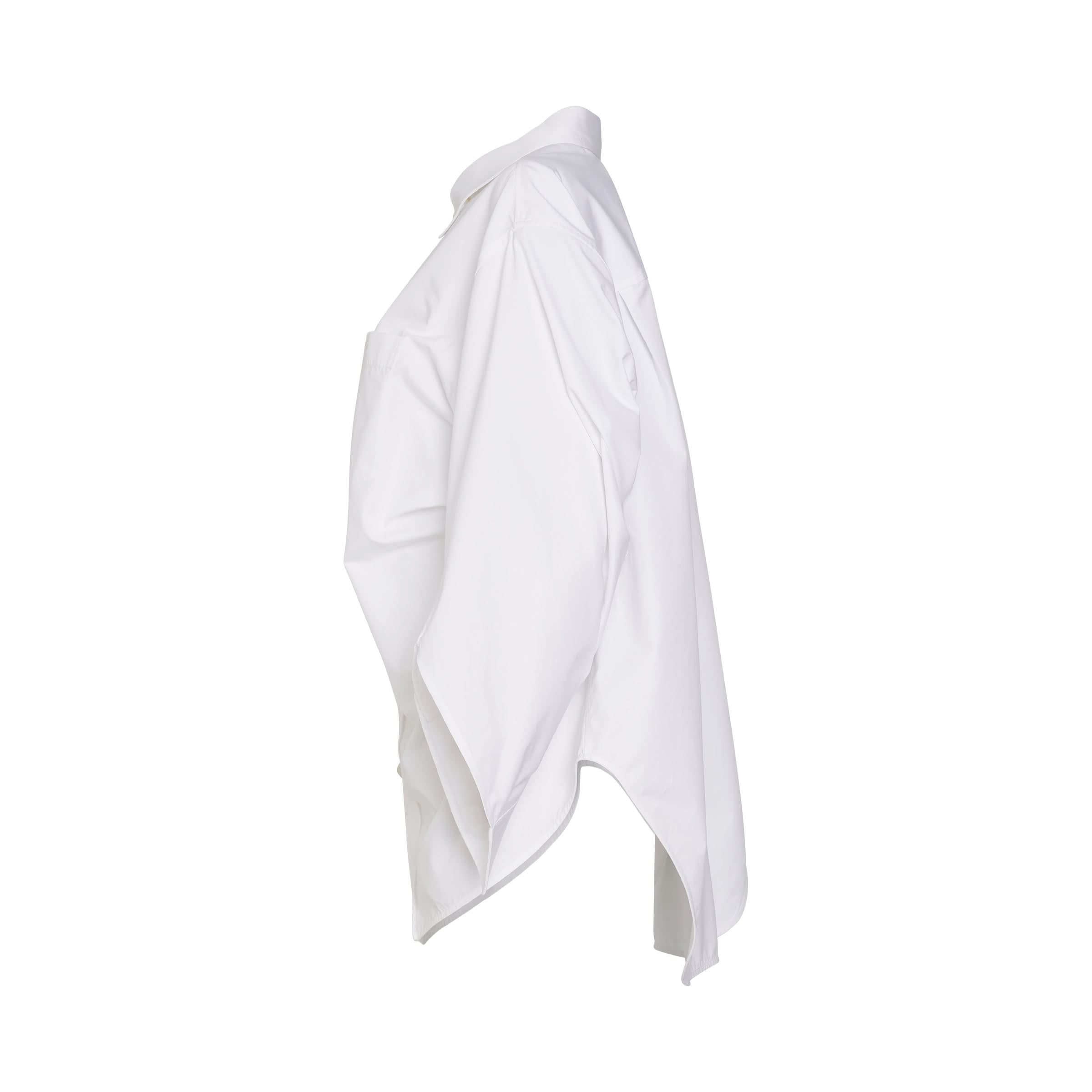 Wing Twisted Shirt in White - 3