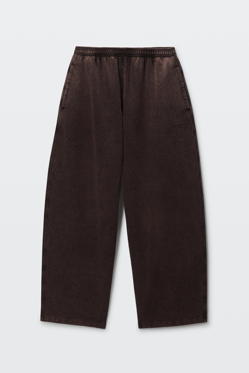 CRYSTAL HOTFIX MID-RISE OVERSIZED SWEATPANT 1