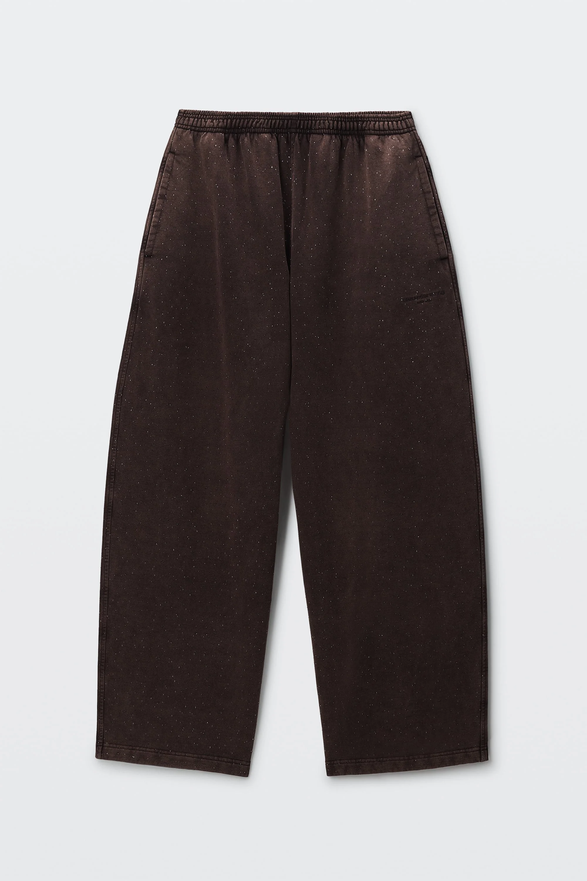 CRYSTAL HOTFIX MID-RISE OVERSIZED SWEATPANT - 1