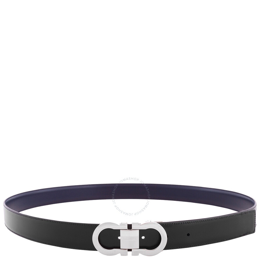 Ferragamo Reversible Double Gancini Leather Belt - 2