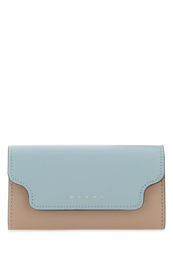 キーケース Marni Two-tone leather key chain case Marni Two-Tone Leather Key Chain Case (Keychains) IFCHIC.COM