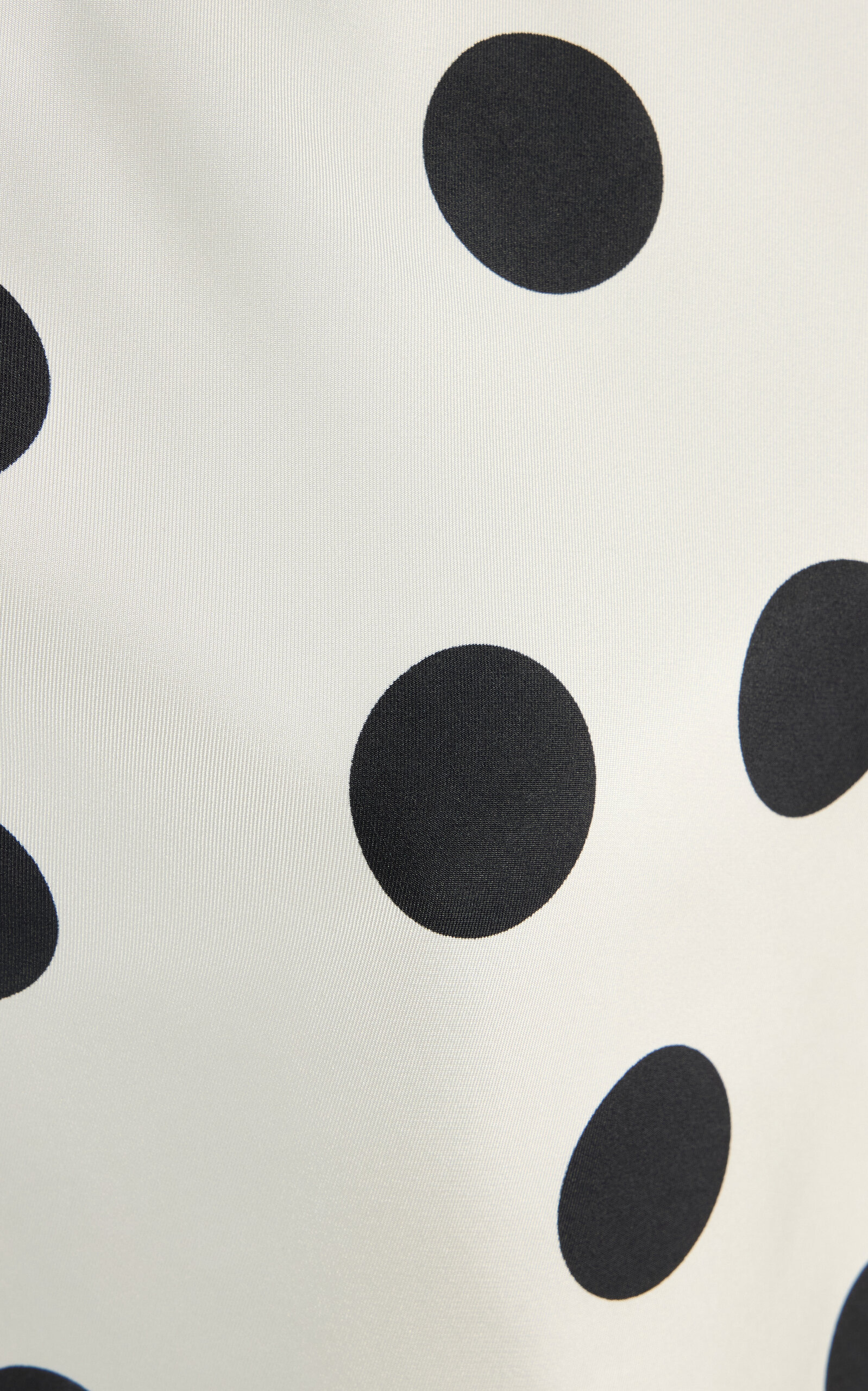 Exclusive Riviera Sofia Polka-Dot Silk-Twill Top black/white - 5