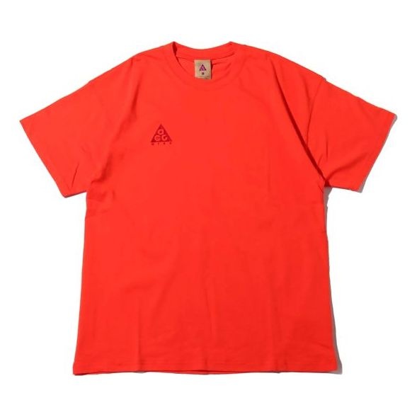 Nike ACG Small Logo Casual Short Sleeve Red BQ7343-634 - 1