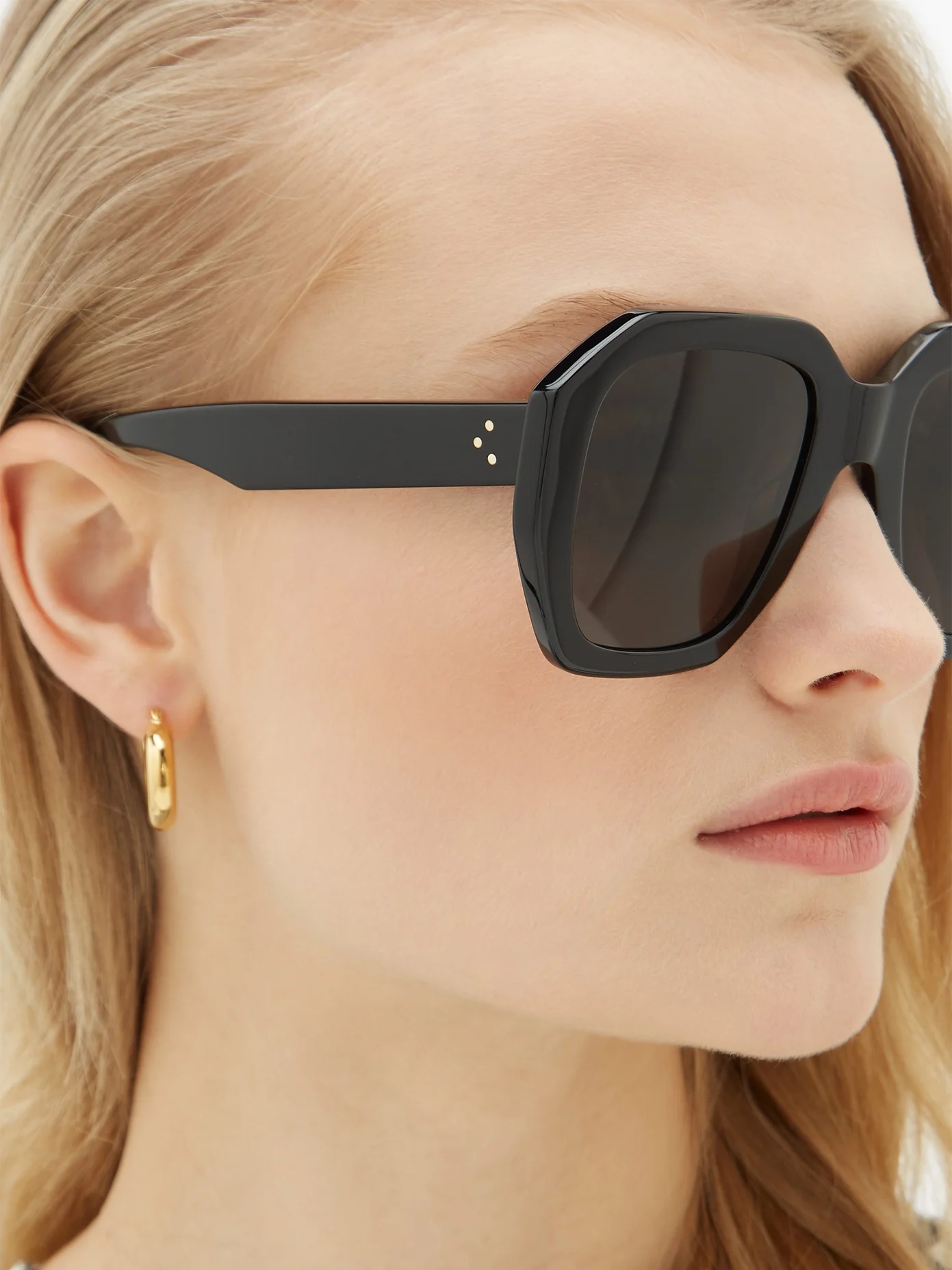 Oversized acetate sunglasses - 3