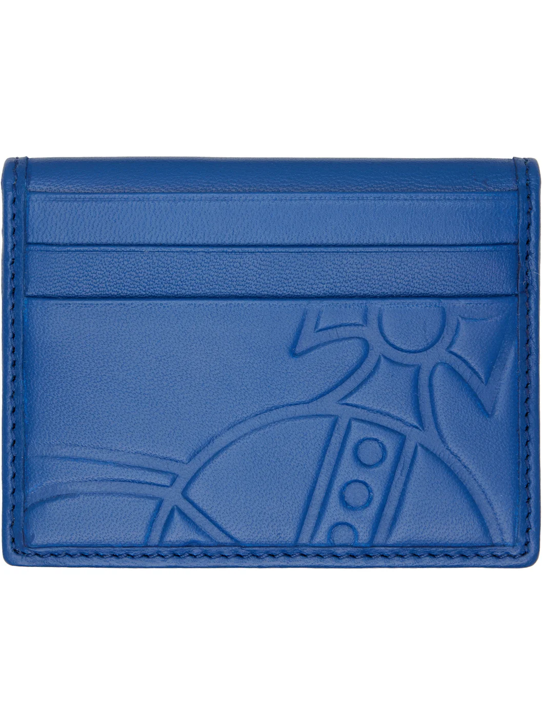 Blue Orb Man Bifold Card Holder - 1