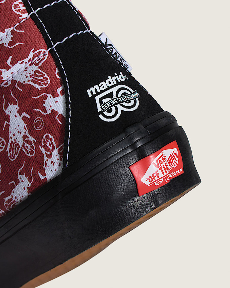 Van Doren Approved x Madrid Skateboards Skate Sk8-Hi Shoe 6