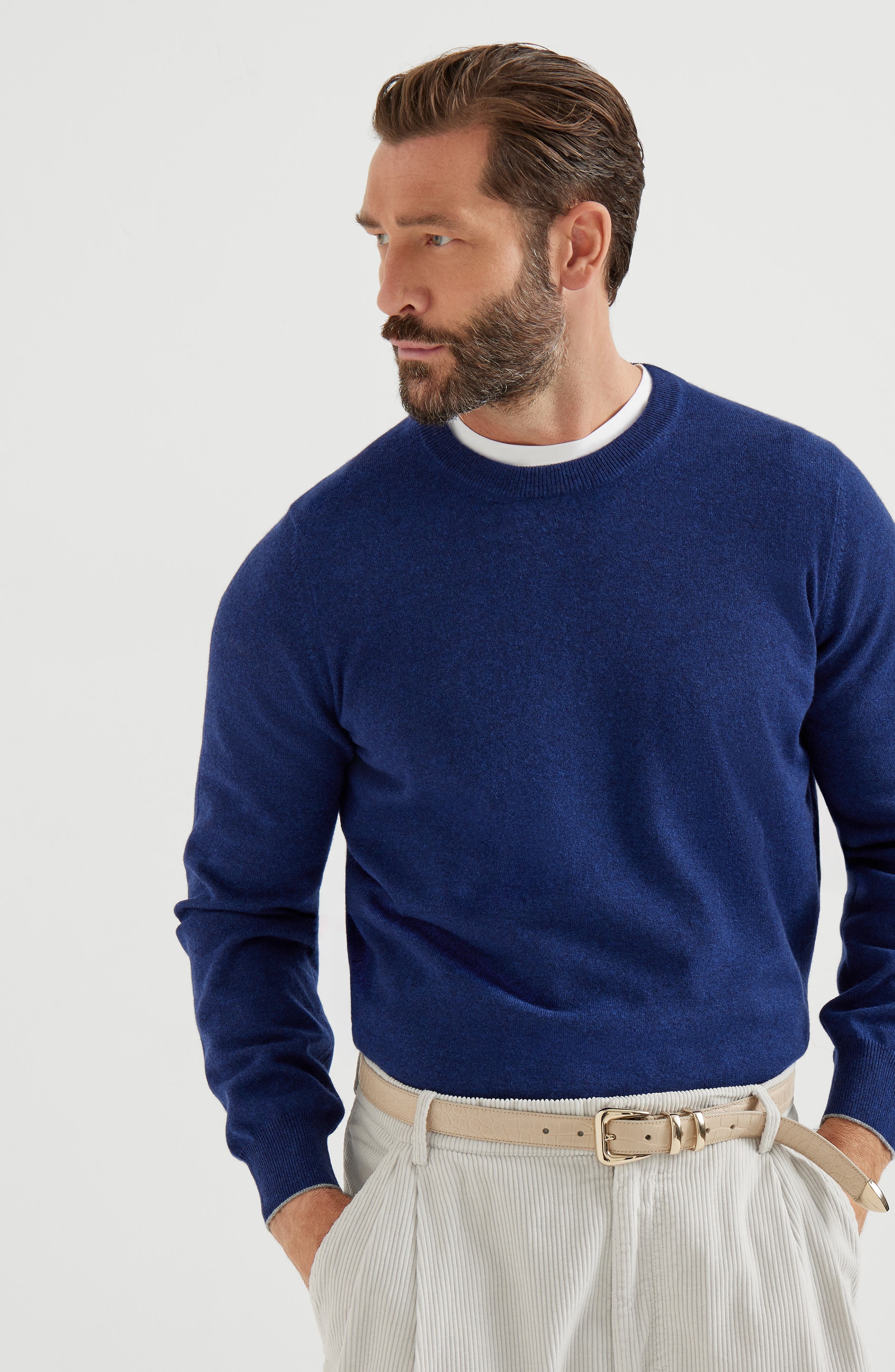 Brunello Cucinelli Cashmere sweater in Sapphire at Nordstrom - 2
