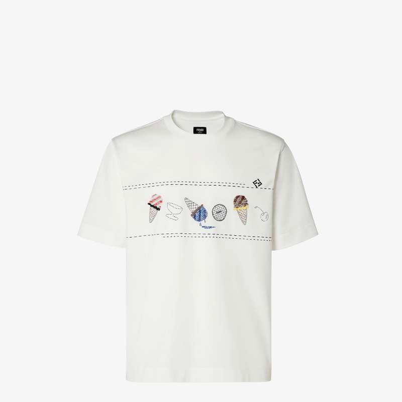T-Shirt White cotton T-shirt 1
