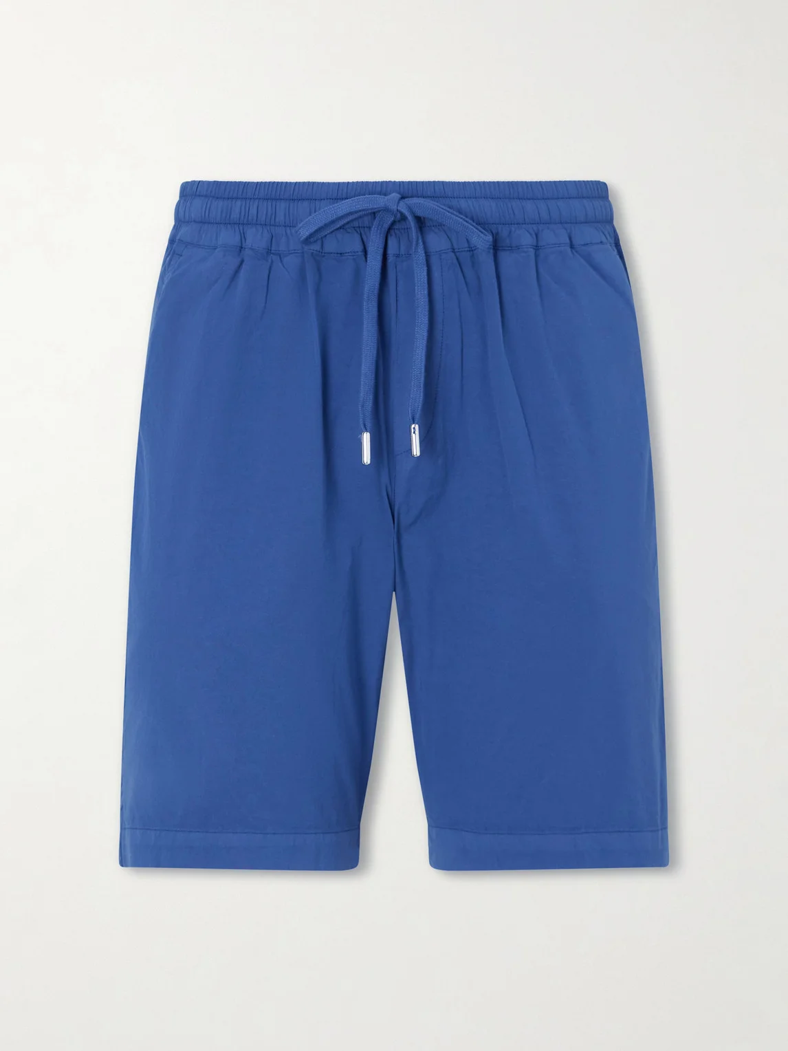 Alfa Straight-Leg Cotton-Blend Drawstring Shorts - 1