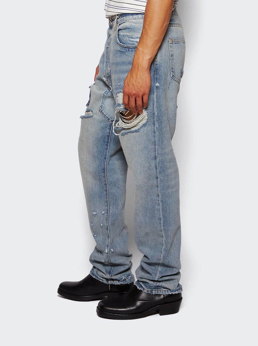 Bowery 5001 Jeans Washed Indigo - 3