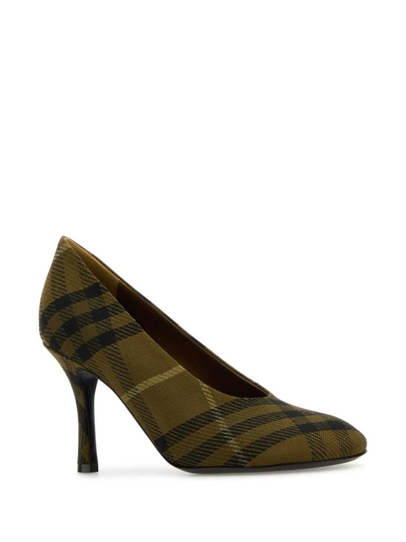 Burberry 80mm check-print pumps outlook