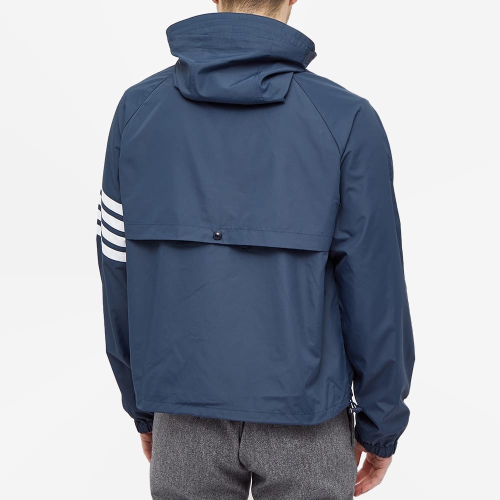 Thom Browne Double Zip Four Bar Popover Anorak - 5