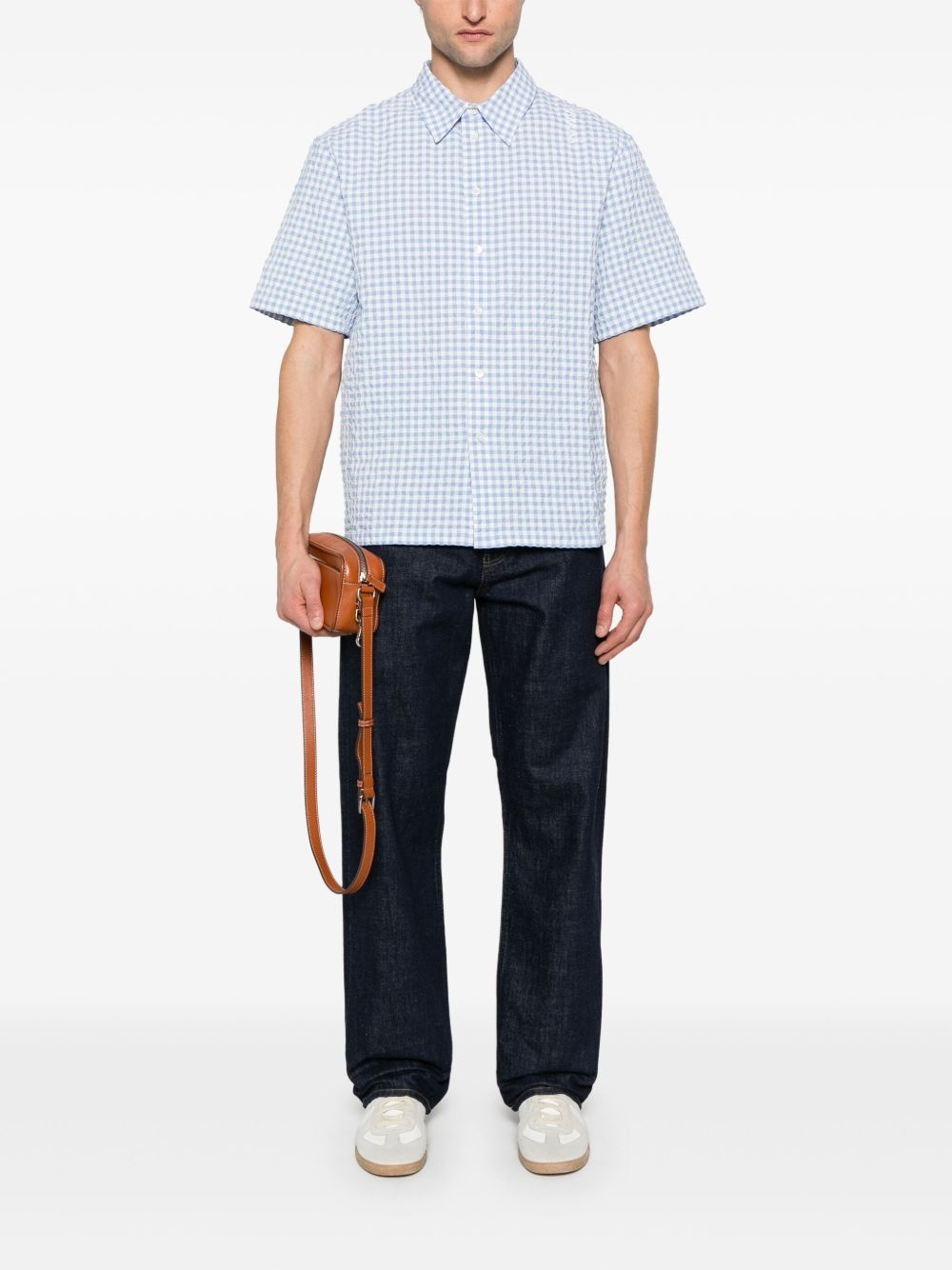 gingham-pattern shirt - 2