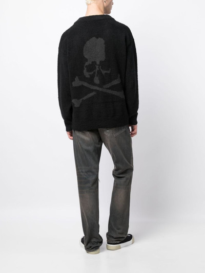 MASTERMIND WORLD skull-print button-up cardigan outlook