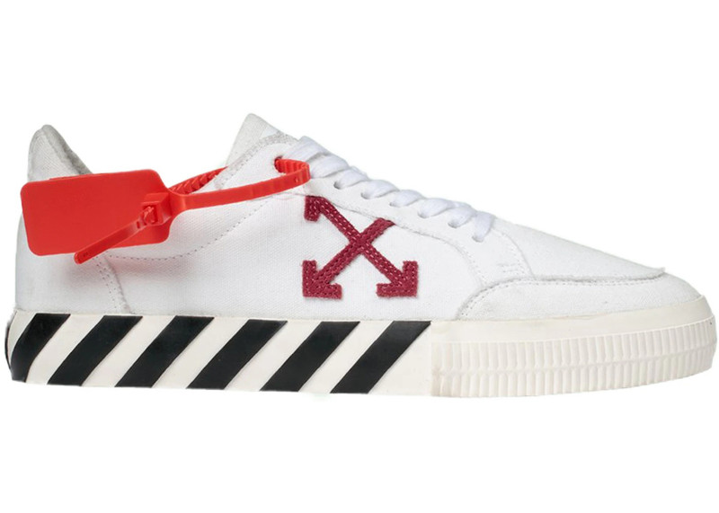 OFF-WHITE Vulc Low Canvas White Violet SS20 (Women's) 1