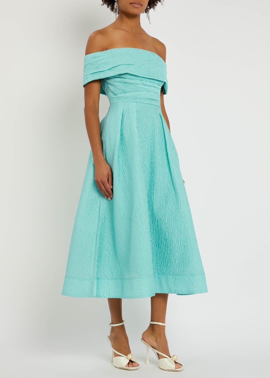 Rebecca Vallance Adalyn Cloqué Midi Dress - 2