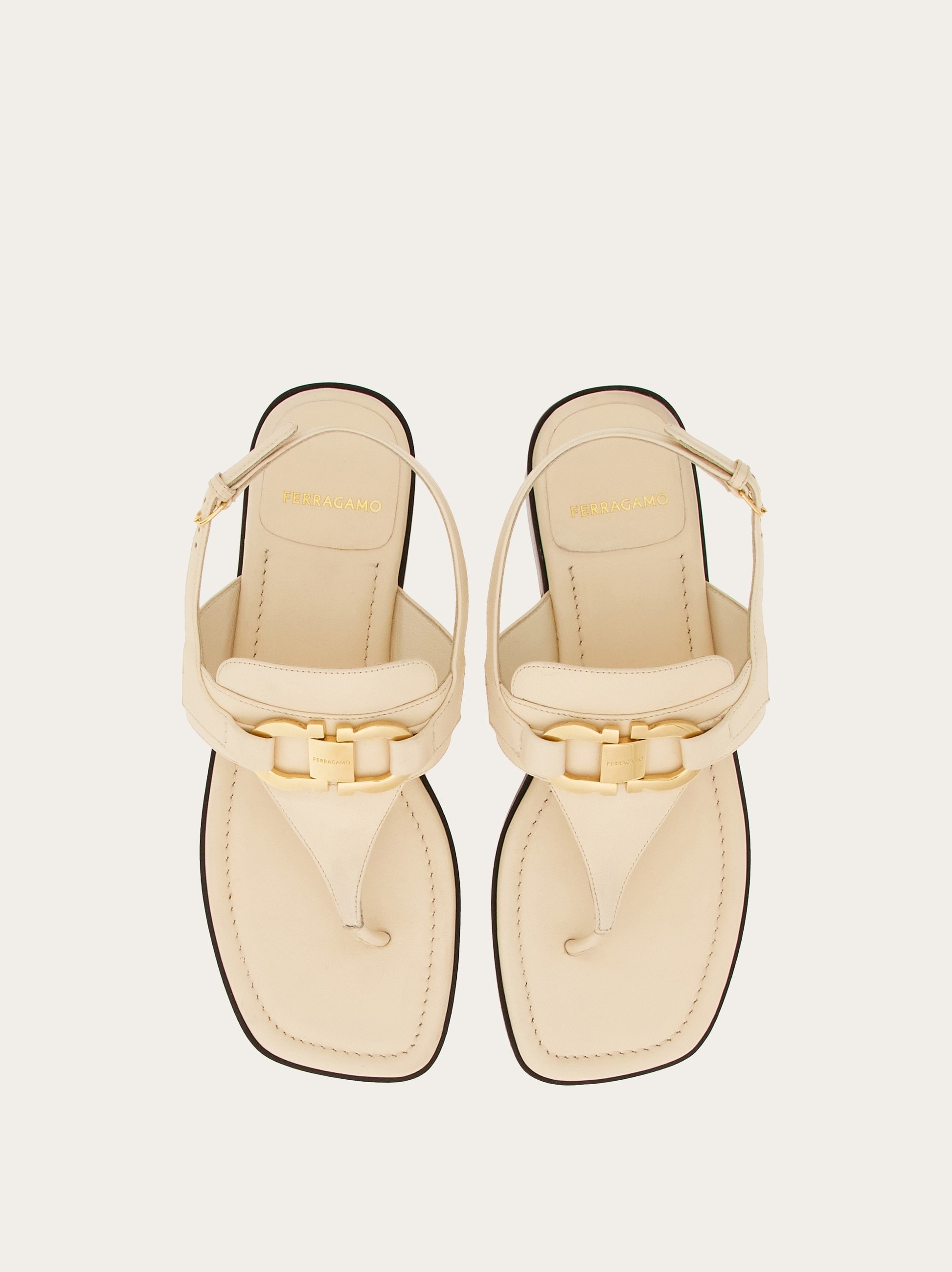 Gancini ornament sandal - 2