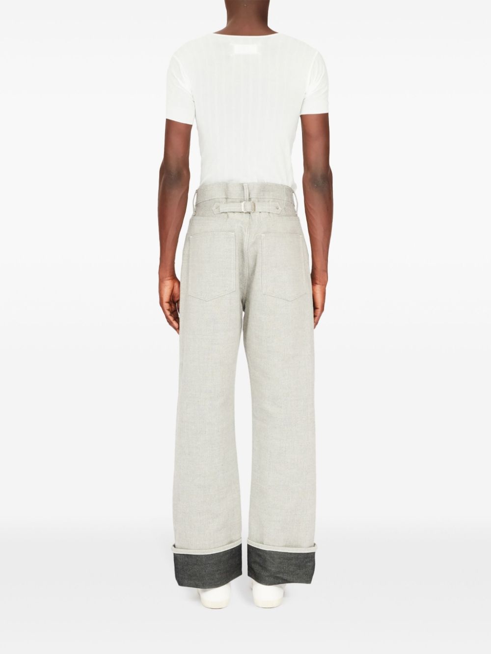 high-rise straight jeans - 4