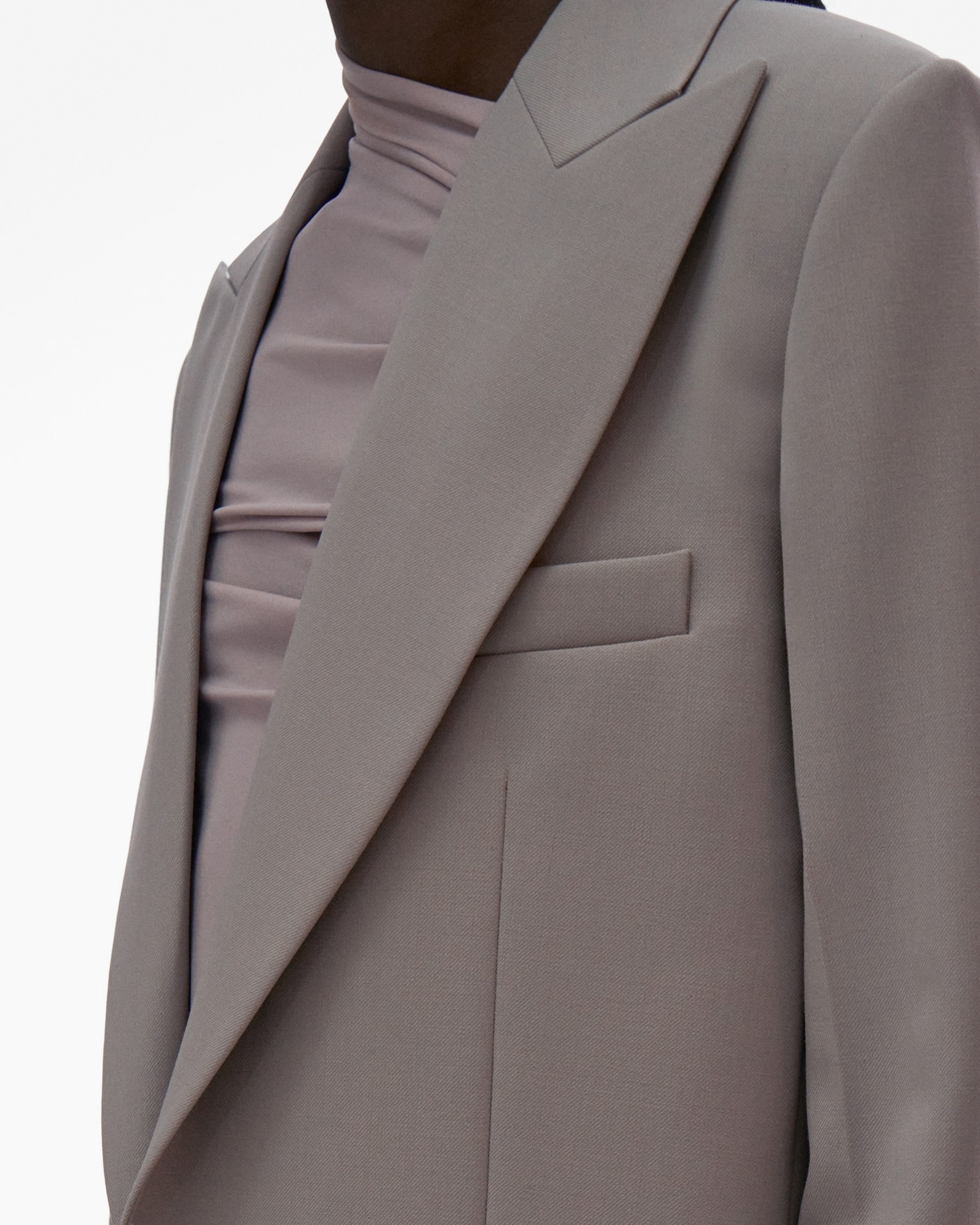 STRETCH WOOL BLAZER - 6