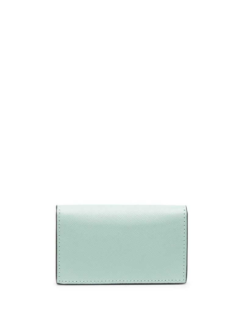 Saffiano leather card case - 2