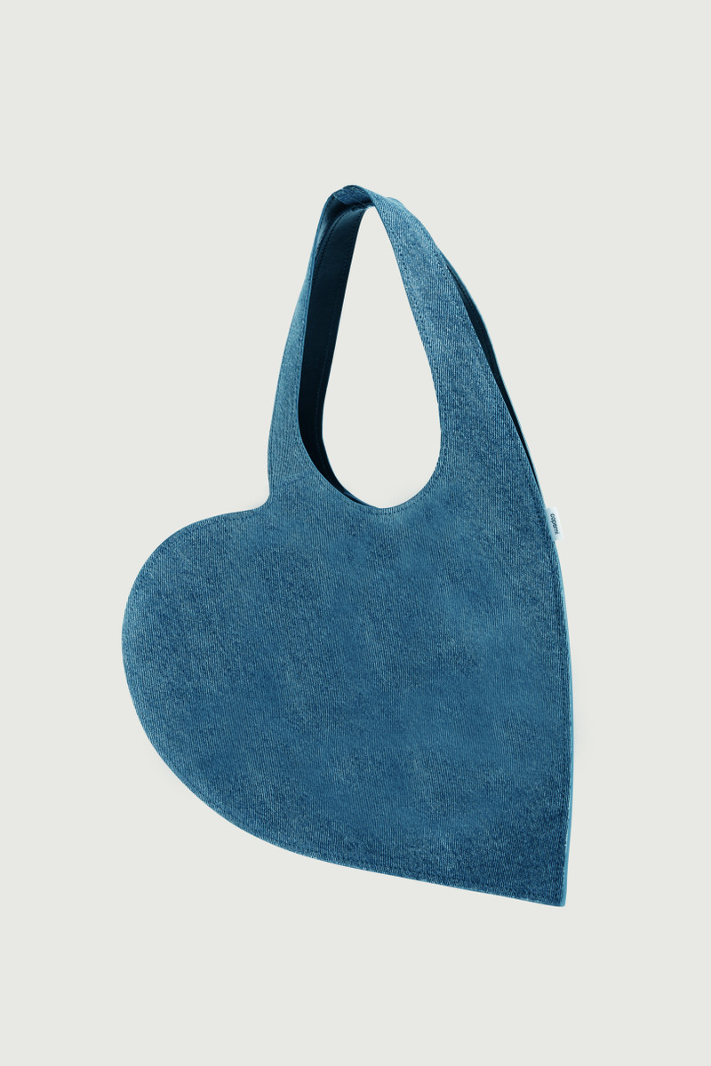 COPERNI Denim Heart Tote Bag outlook