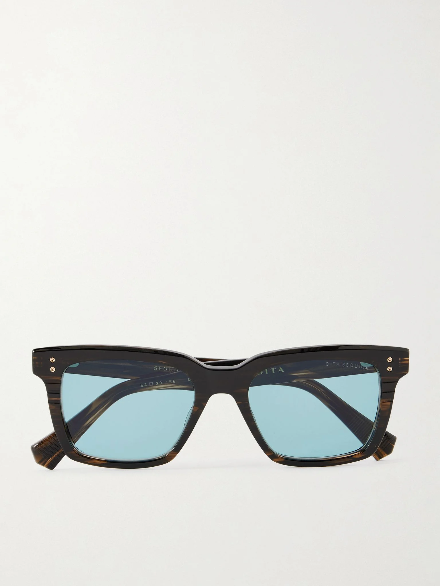 Sequoia Square-Frame Acetate Sunglasses Black - 1