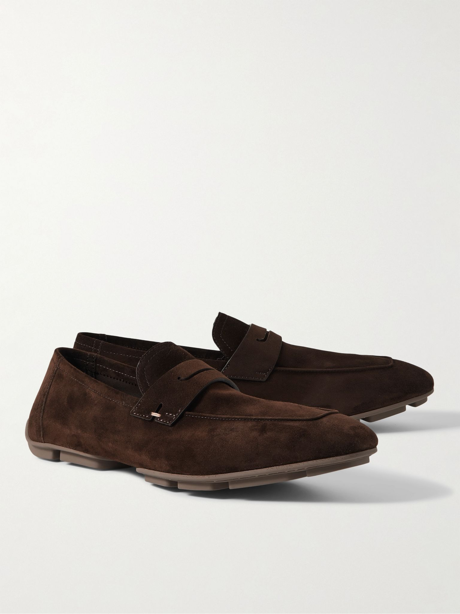 Suede Loafers Dark brown - 4
